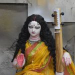 শুভেন্দু সভার আগে সরস্বতী প্রতিমা চুরির অভিযোগ বিজেপি কর্মীদের বিরুদ্ধে