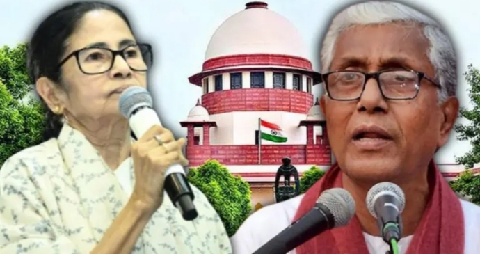 সুপ্রিম কোর্টে দাঁড়িয়ে মমতার প্রশ্ন করাকে প্রশংসা করলেন মানিক সরকার
