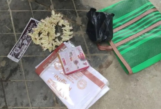 নানুরে চাঞ্চল্য, বিজেপি নেতার বাড়ির সামনে শ্রাদ্ধের উপকরণ, অভিযোগের আঙুল তৃণমূলের দিকে