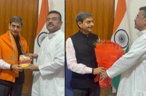 “সংবিধান বাঁচান” নয়া রাজ্যপালকে আবেদন শুভেন্দুর