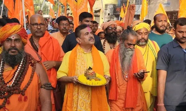 “সেকুলারিজম নিপাত যাক” মমতা গড় থেকে বললেন শুভেন্দু