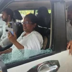 অভিষেক বন্দ্যোপাধ্যায়ের কর্মসূচিতে যোগ দিতে যাওয়ার পথে মিতালি বাগের গাড়িতে হামলা