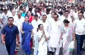 শহরে তৃণমূল কংগ্রেসের মহামিছিল