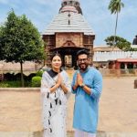 ফল ঘোষণার আগে পুরীর জগন্নাথধামে গেলেন রাজ-শুভশ্রী