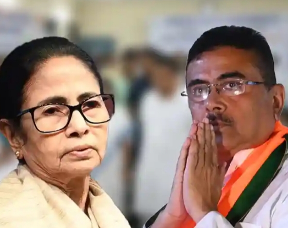 নিজের গড়ে ধাক্কা খেল মমতা! ভবানীপুরে জয় পেল শুভেন্দু