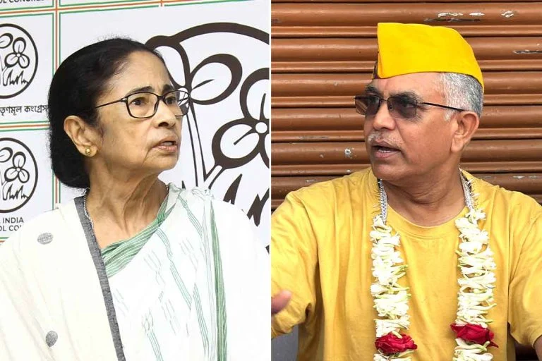 মমতা বন্দ্যোপাধ্যায়কে ‘শাড়ি পরা ডোনাল্ড ট্রাম্প’ বলে কটাক্ষ দিলীপ ঘোষের