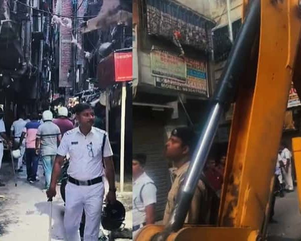 শুভেন্দুর কড়া নির্দেশের পর তিলজলায় বুলডোজার অভিযান
