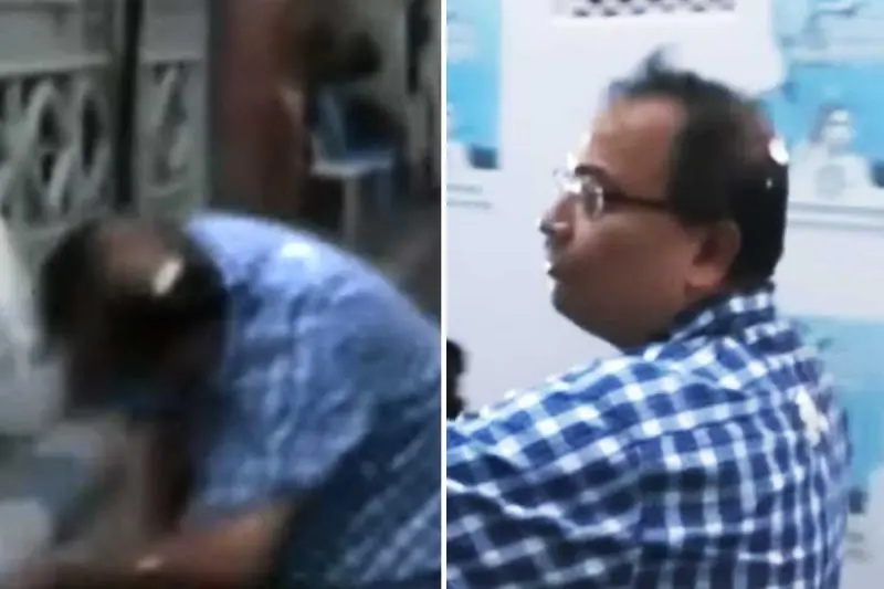 কালীঘাটে ডিম হামলার শিকার কুণাল