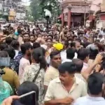 মমতার প্রতিবাদ মিছিল ঘিরে অশান্তি হাজরায়