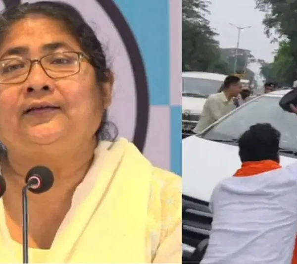 দোলা সেনকে ঘিরে বিক্ষোভ বিজেপি কর্মীদের