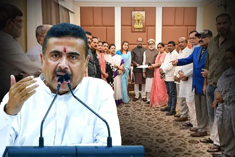 বাতিল বঙ্গভবনে শুভেন্দু-এনসিপিআই সাংসদদের বৈঠক